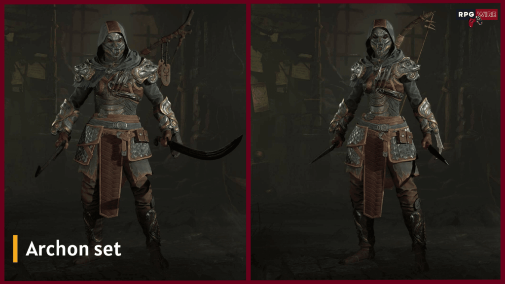 Archon rogue outfit cosmetic Diablo 4