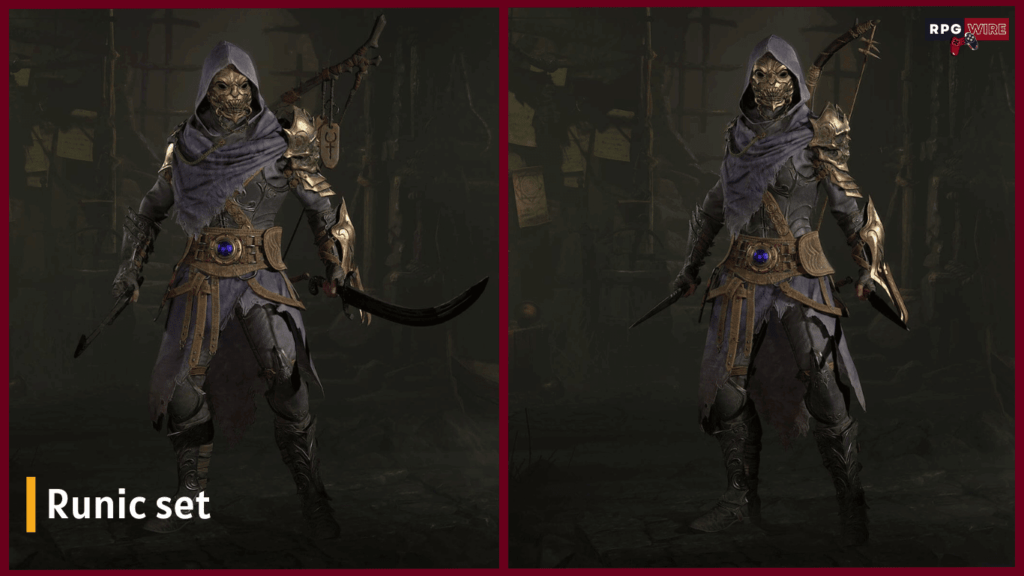 Runic rogue armor Diablo 4