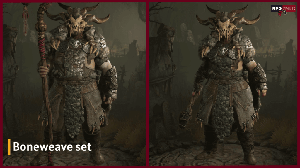 Bonweave Diablo 4 druid armor set
