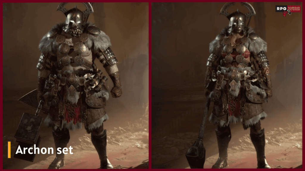Archon Diablo 4 Barbarian armor set