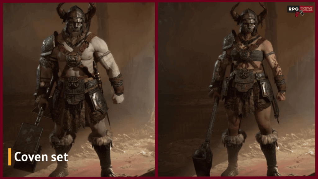 Coven Diablo 4 Barbarian armor set