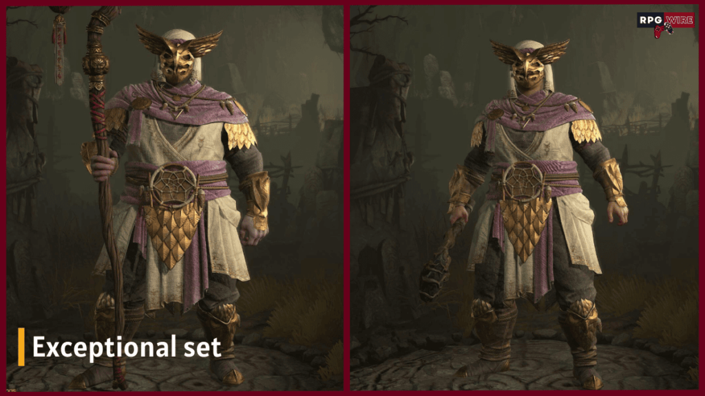 Exceptional Diablo 4 druid armor set