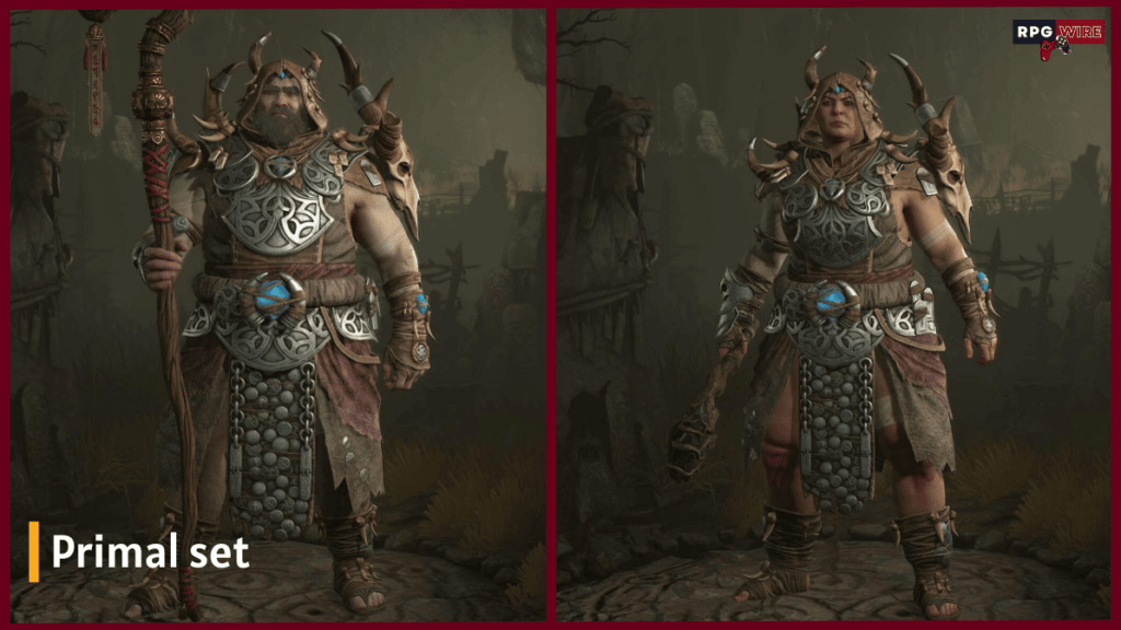 Primal Diablo 4 druid armor set