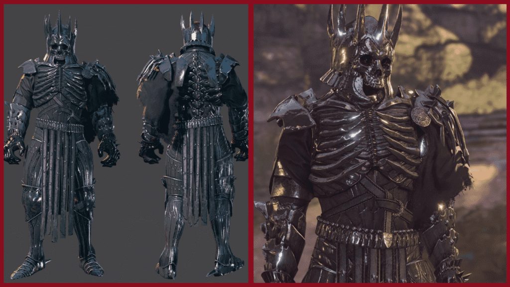5. Witcher 3 Eredin armor mod BG3