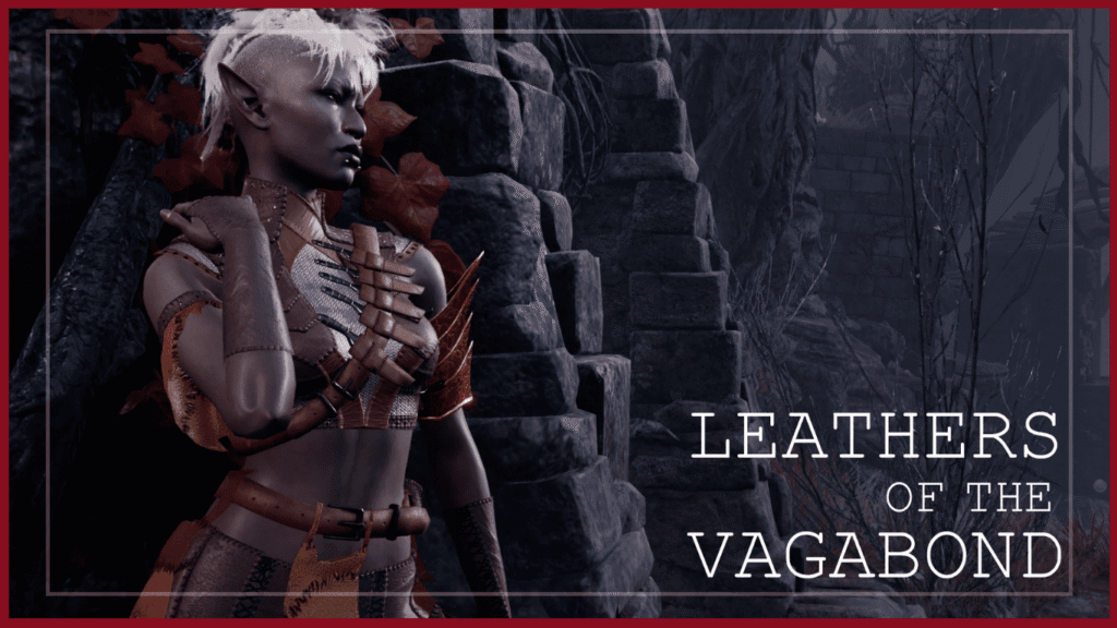 6. Leathers of the vagabonds BG3 rangers armor mod