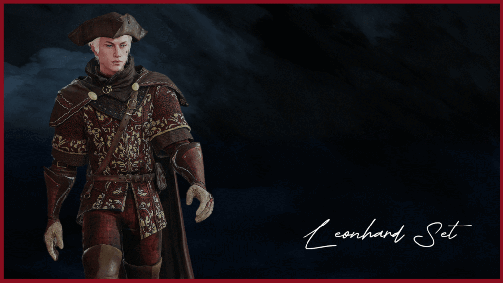 7. Leonhart set BG3 armor mod