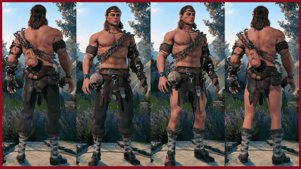 7. Wasteland weaponry BG3 barbarian armor mod