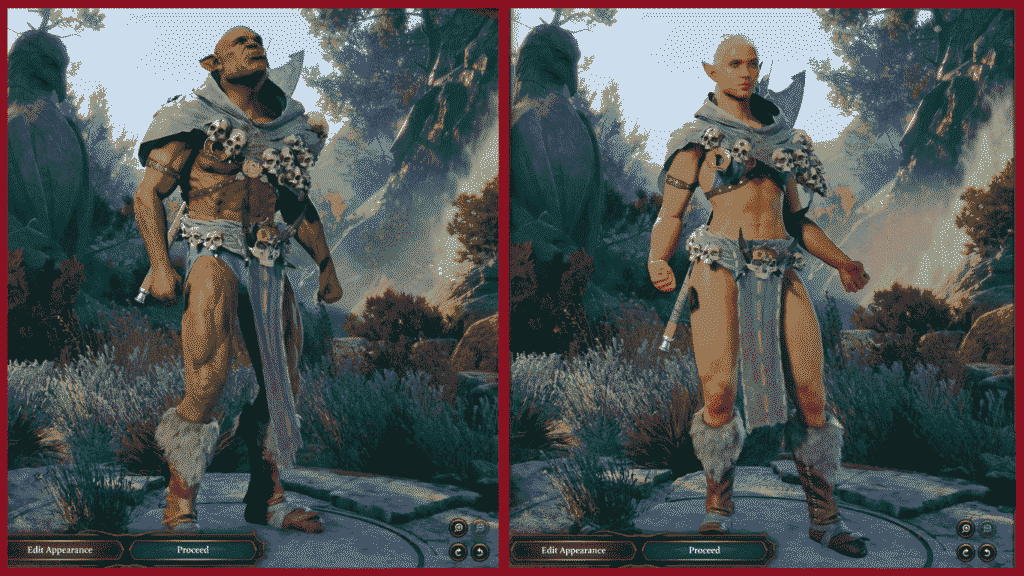 8. Barbarian starter armor mod BG3